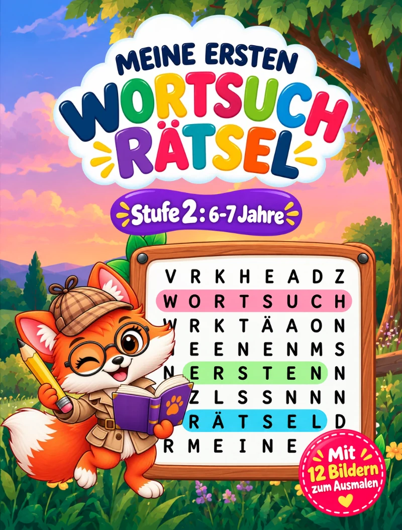 Book cover: Meine ersten Wortsuchrätsel