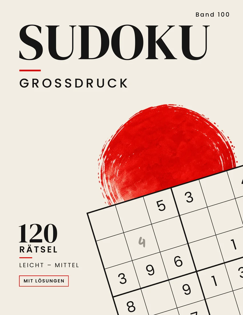 Buchcover Sudoku Großdruck