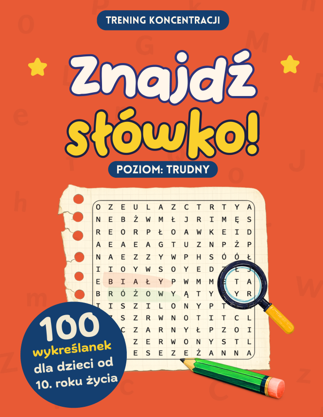 Okładka łamigłówki, poziom trudny